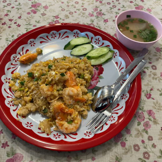 たくたい　海老炒飯